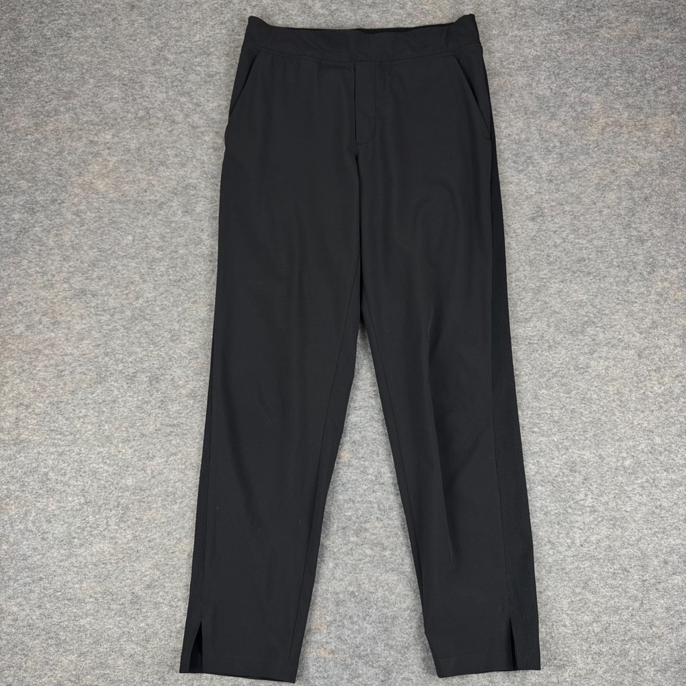 Athleta Brooklyn Ankle Pant‎ 27" Pockets Polyester Stretch Black Womens 4
